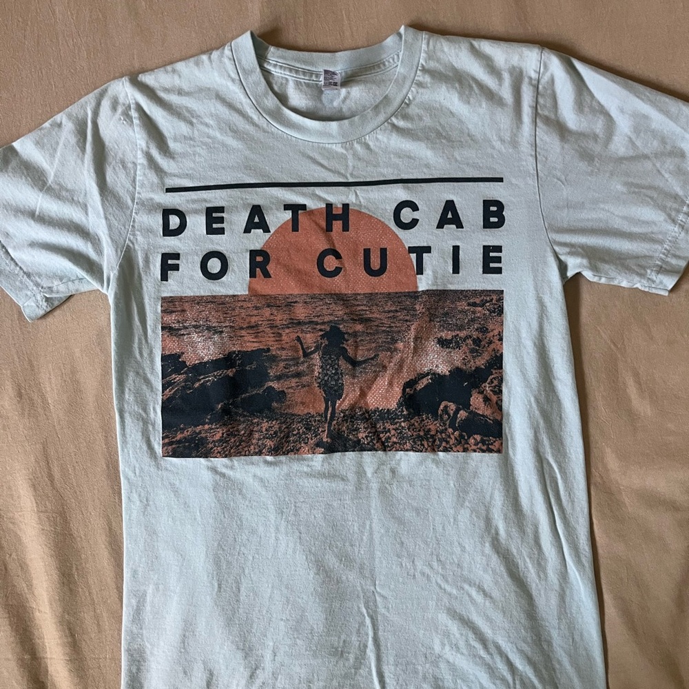 American Apparel Graphic Tee - Light Blue